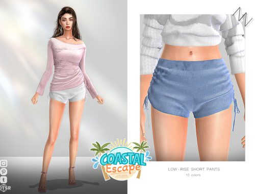 Low-rise Short Pants