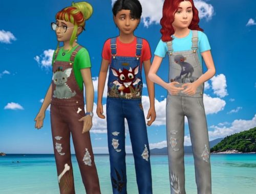 Cryptid Overalls Child Part 2
