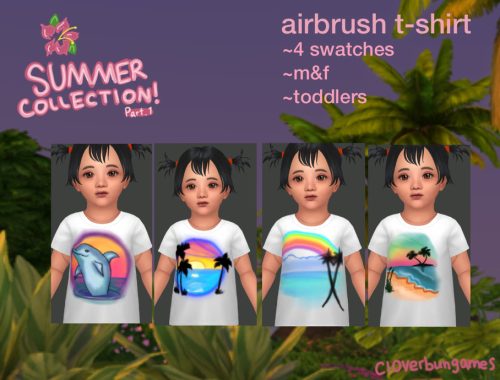 Airbrush Vacation Tshirt Toddler