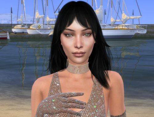 Sim Inspired By Bella Hadid