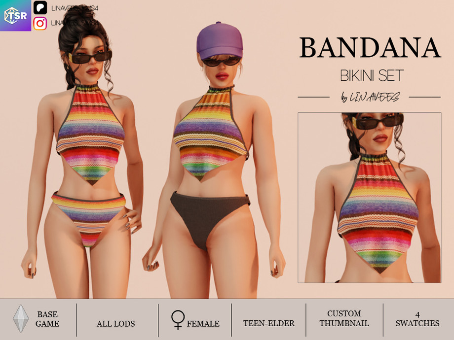 Bandana Bikini Set - Top