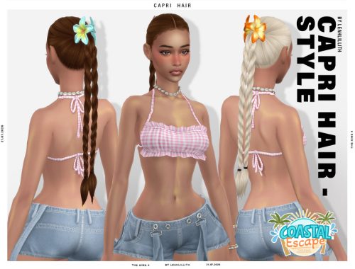 Coastal Escape Capri Twist Braid Hairstyle
