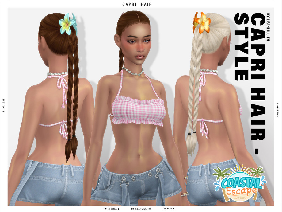 Coastal Escape Capri Twist Braid Hairstyle