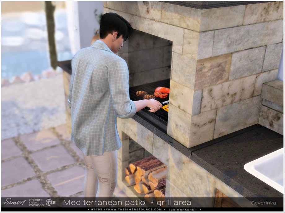 Mediterranean Patio Pt1 Grill Area - Image 3