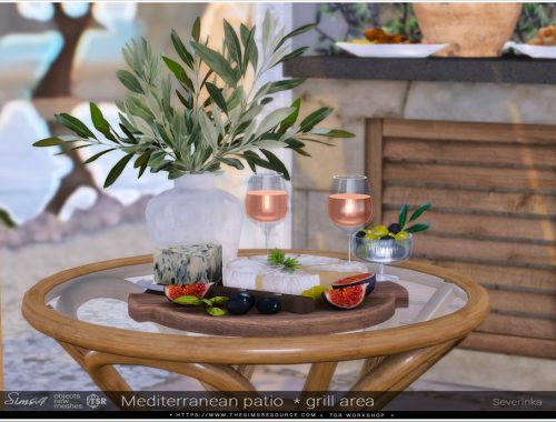 Mediterranean Patio Pt1 Grill Area