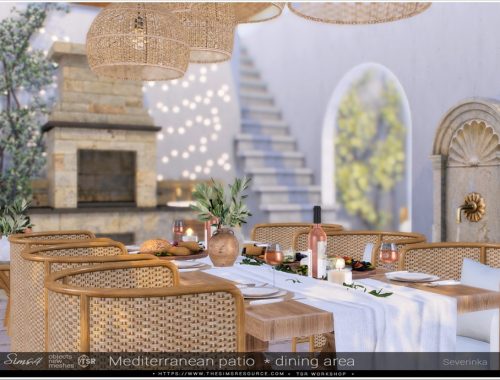Mediterranean Patio Pt2 Dining Area