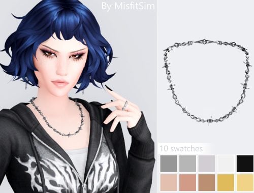 Barbed Wire Necklace For Female