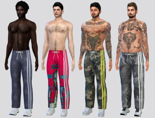Patterned Jogging Pants