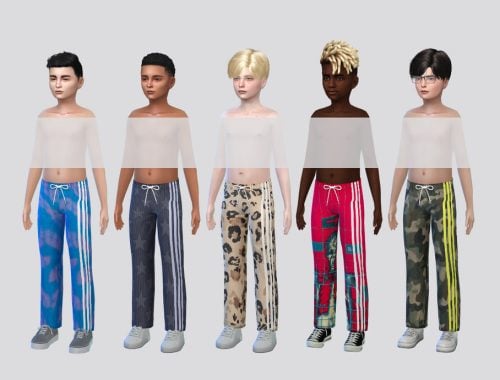 Patterned Jogging Pants Boys