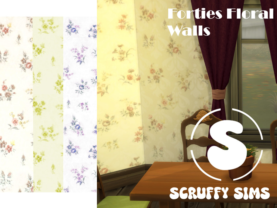 Forties Floral Walls