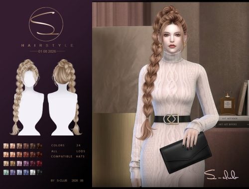 S-club Braid Ponytail Hairstyle