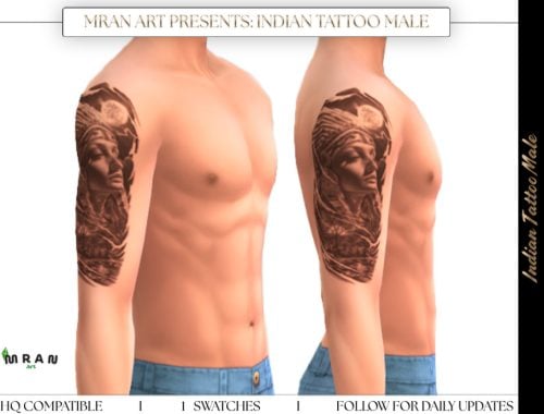 Indian Tattoo Male