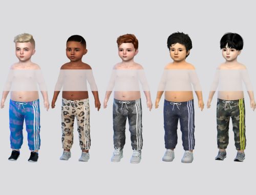 Patterned Jogging Pants Toddler