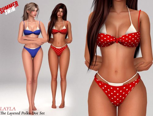 Layla - Layered Polka-dot Bikini