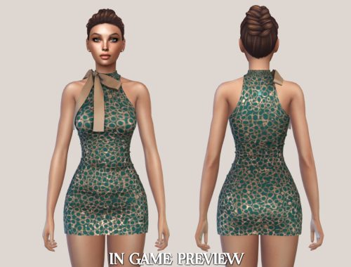 Mini Dress With Bow