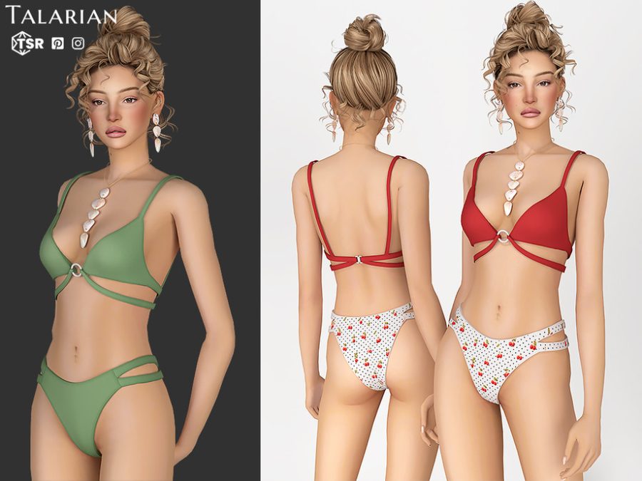 Averie Cutout Bikini Set