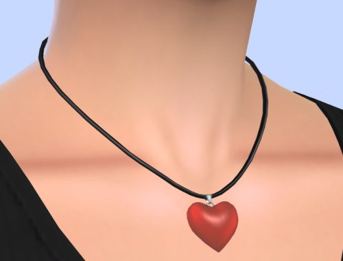 Glass Heart Necklace