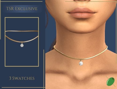 Solitaire Diamond Choker