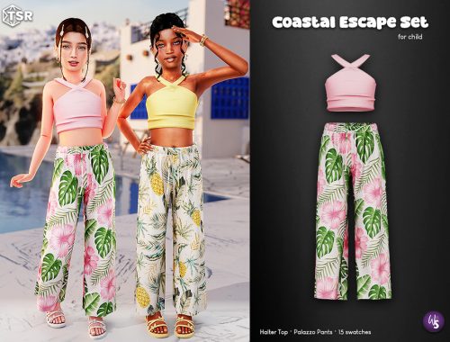 Coastal Escape Girls Set - Child