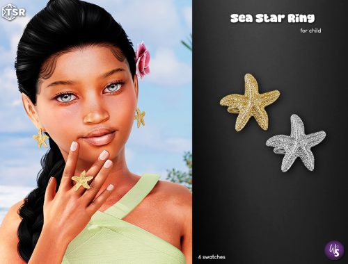 Sea Star Jewelry Set For Child