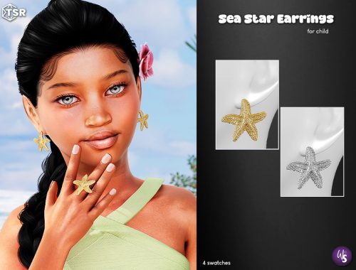 Sea Star Jewelry Set For Child