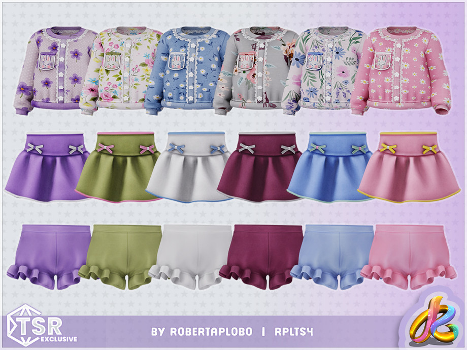 Child Girl Set - Charming Bunny Springtime - Image 2