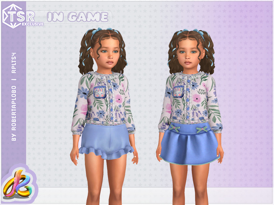 Child Girl Set - Charming Bunny Springtime - Image 3