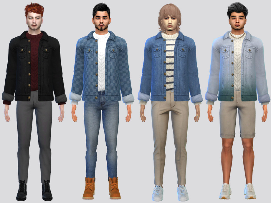 Mock Denim Jacket