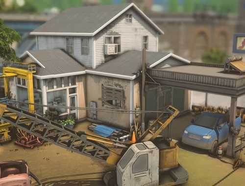 Old Gas Station And Junk Yard - No Cc