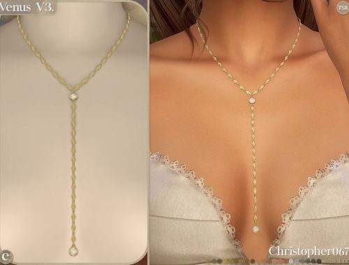 Venus Necklace Set - Mother-of-pearl Pendant Lariat Layered Necklaces