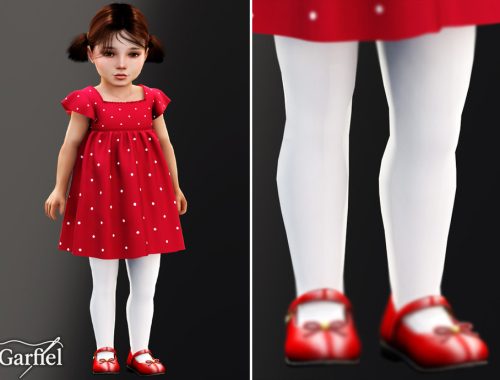 Toddler - Soft Opaque Tights For Neat Everyday Layering