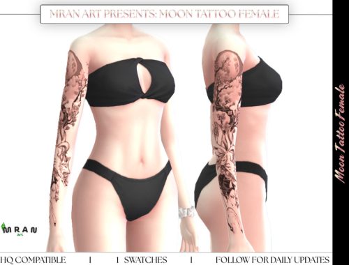 Moon Tattoo Female
