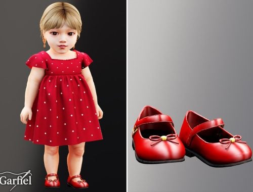 Infant - Classic Mary Jane Shoes With Dainty Bow Accents