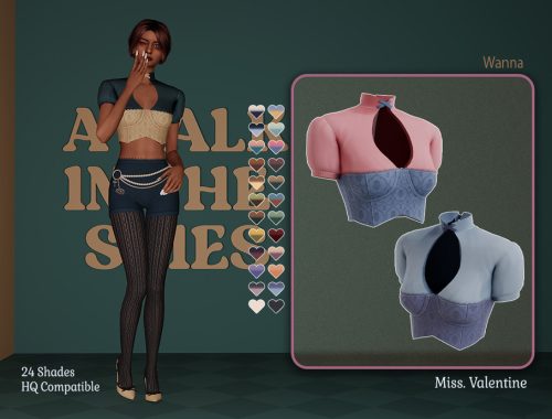 Wanna Corset Top With Embedded Shirt