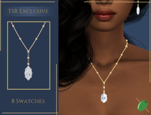 Marquise Drop Necklace