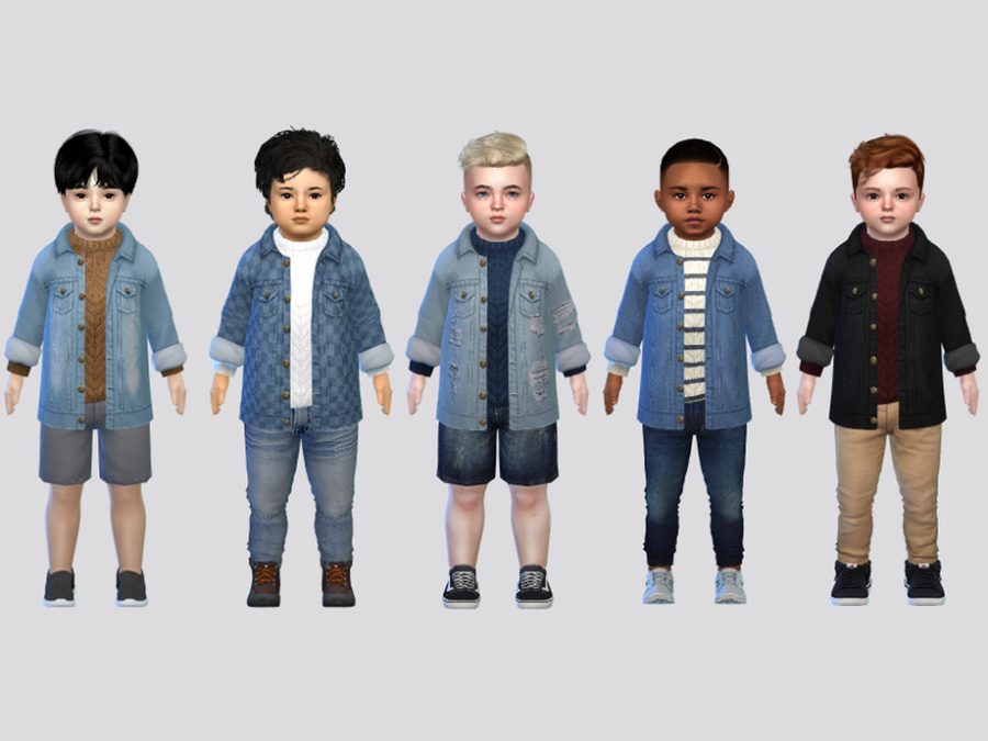 Mock Denim Jacket Toddler