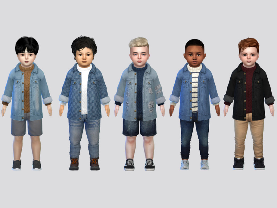 Mock Denim Jacket Toddler