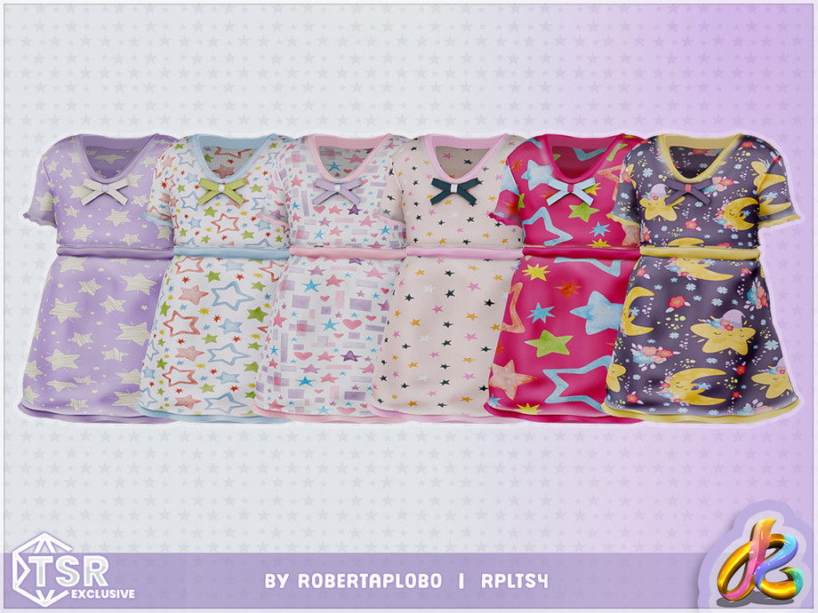 Girls Set - Star Pattern Dresses For Kids Of All Ages - Image 2
