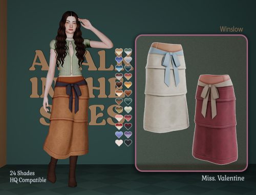 Winslow Medium Flowy Skirt With Corset Band
