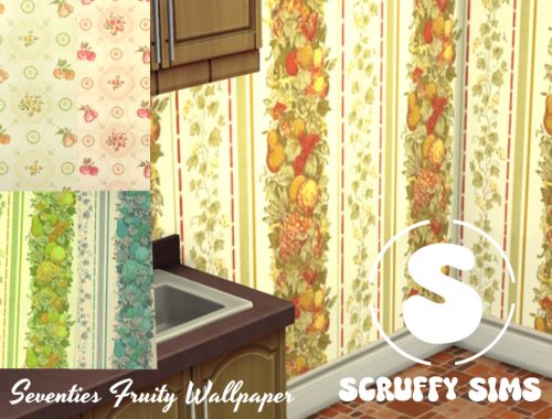 Seventies Fruity Wallpaper