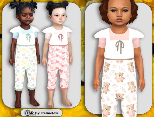 Toddler Little Girls Jumpsuits