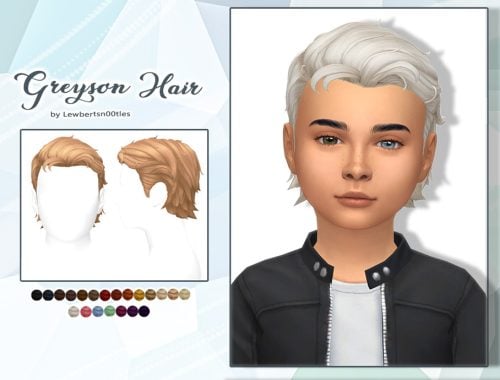 Greyson Hair - Child Version