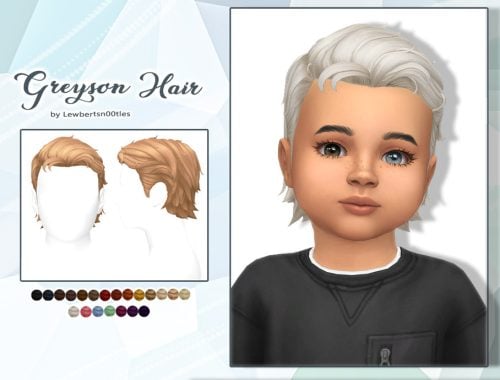 Greyson Hair - Toddler Version