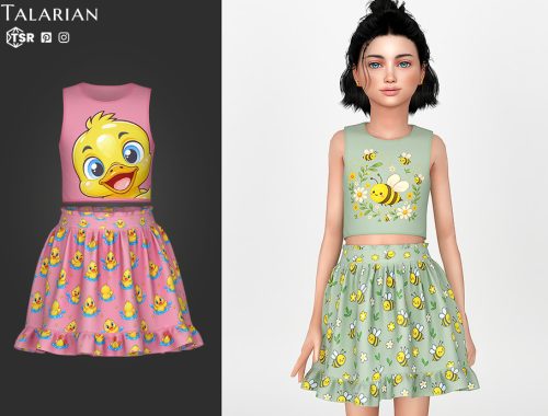 Josephine Printed Crop Top And Skirt Outfit