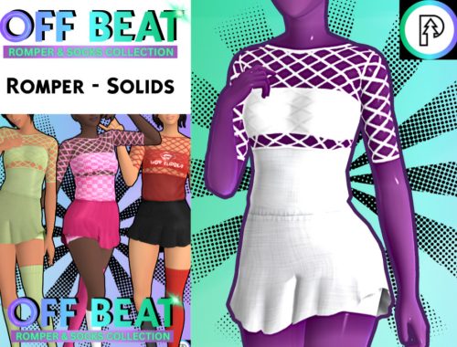 Offbeat - Romper In Love Bomb