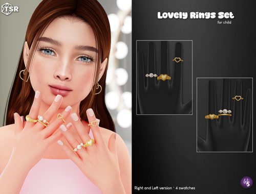 Lovely Rings Set For Child