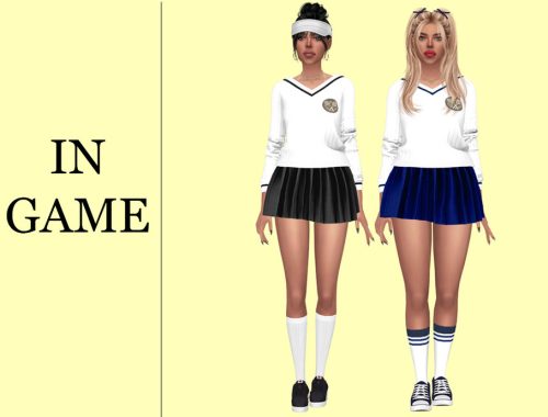 Tennis Sports Set - Skirt