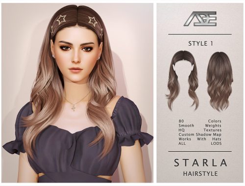 Starla Hairstyle - Style 1