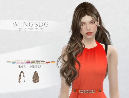 Wings Hair-long Curly Hair