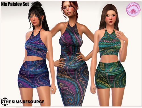 Nix Paisley Set